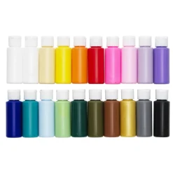 Akrylmaling i et bredt utvalg av farger for barn og unge kunstnere – hele 20×59 ml hobbymaling!