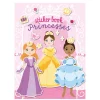 Aktivitetsbok stickers – Prinsesser. 21×28 cm, 8 fargerike motiver + 4 sider klistremerker
