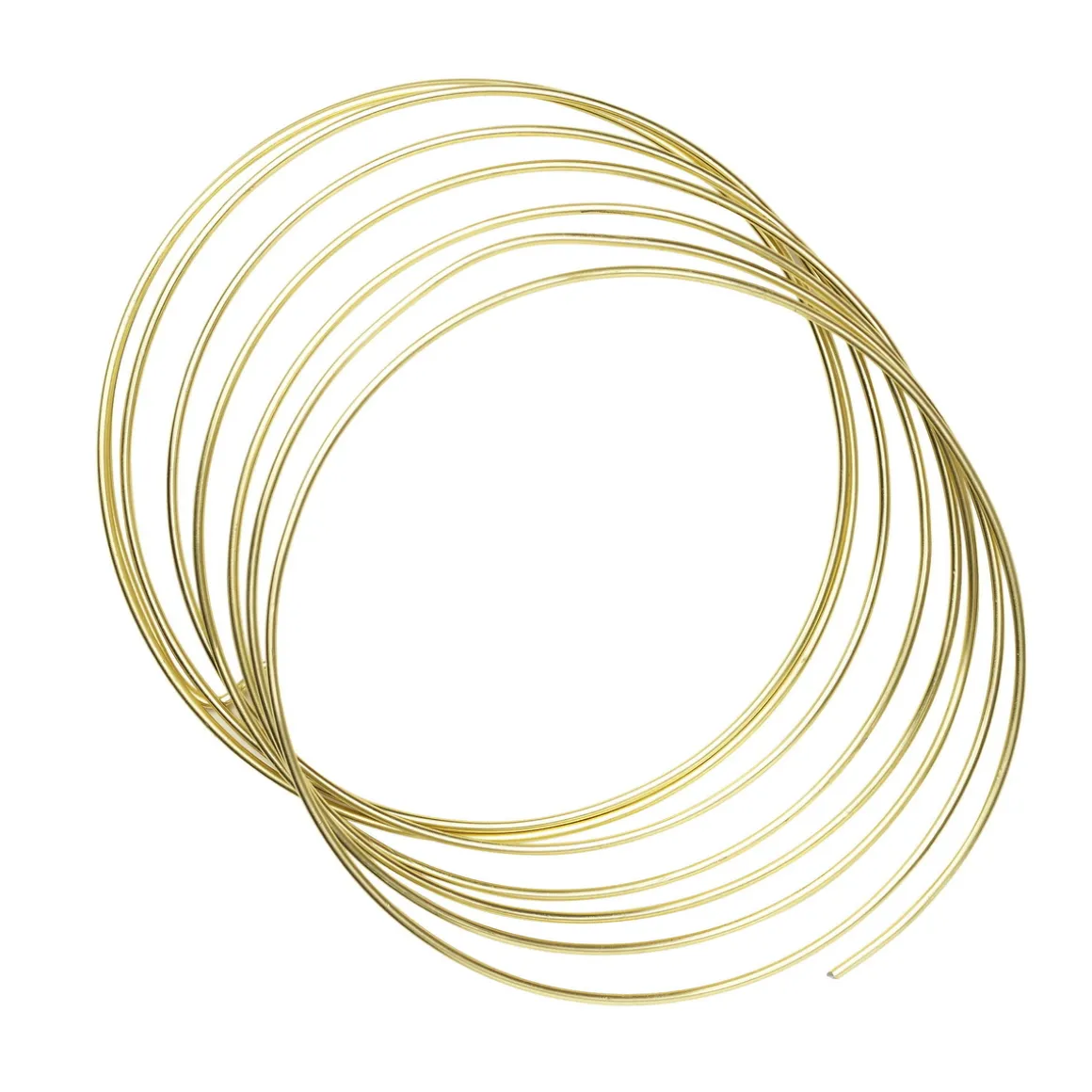 Aluminiumtråd messingfarget, lengde 3 meter, Ø2,5 mm