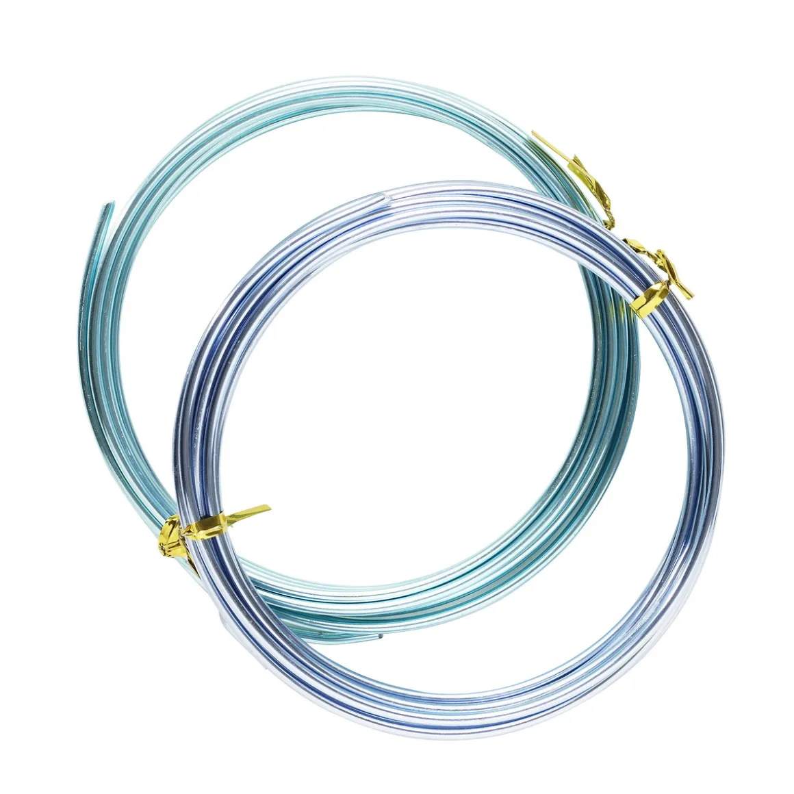 Aluminumtråd blå, lengde 2×3 meter, Ø2,5 mm