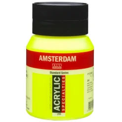 Amsterdam Acrylic akrylmaling 500 ml Reflex Yellow 256 UV, UV-farge