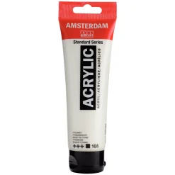 Amsterdam Acrylic akrylmaling 120 ml Titanium White 105