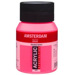 Amsterdam Acrylic akrylmaling 500 ml Reflex Rose 384 UV, UV-farge