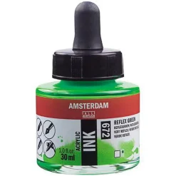 Amsterdam Acrylic Ink Reflex Green 30 ml – UV, UV-farge
