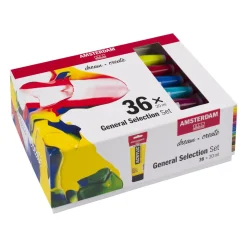 Amsterdam Acrylics General Selection Set - 36 x 20 ml