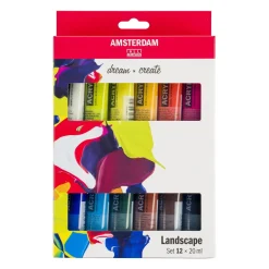 Amsterdam Acrylics Landscape Set - 12 x 20 ml