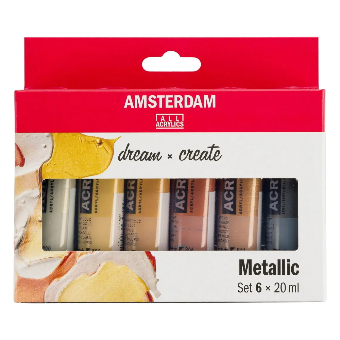 Amsterdam Acrylics Metallic Set - 6 x 20 ml