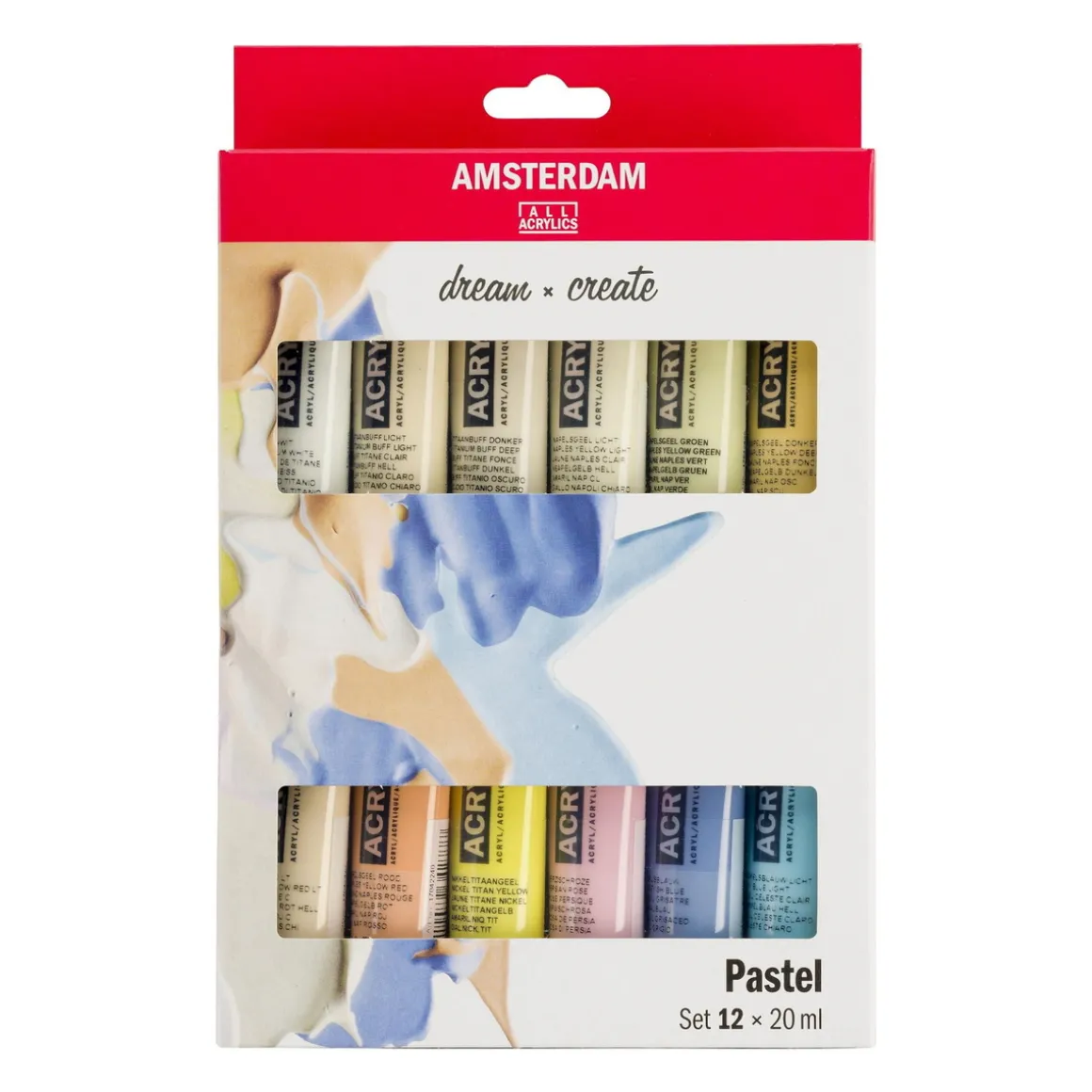 Amsterdam Acrylics Pastel Set - 12 x 20 ml