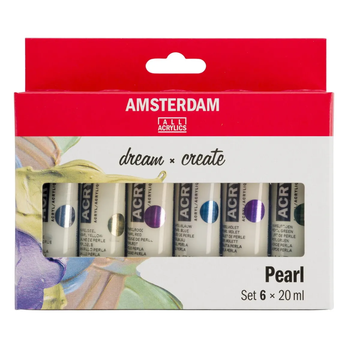 Amsterdam Acrylics Pearl Set - 6 x 20 ml