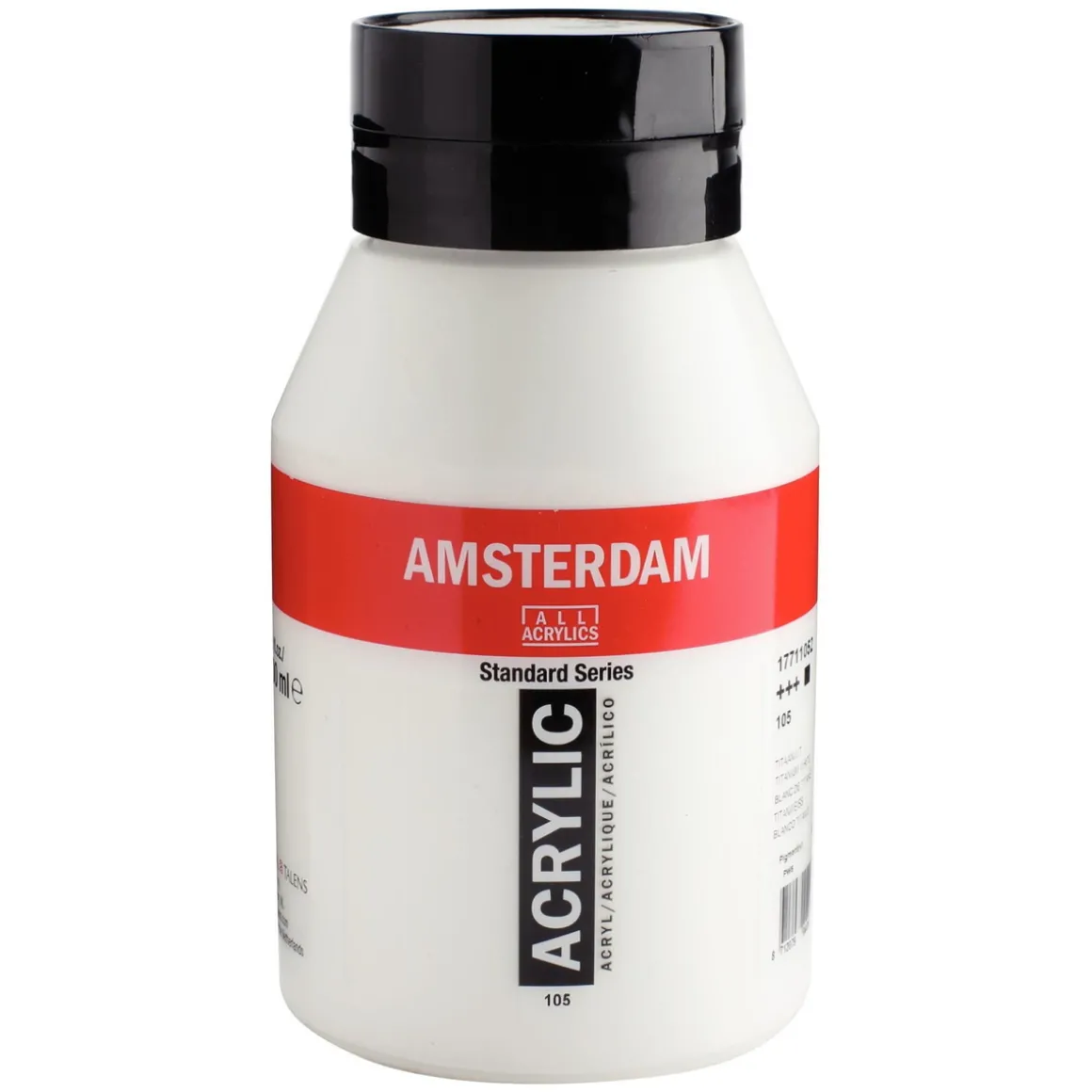 Amsterdam akrylmaling 1000 ml Titanium White - 105