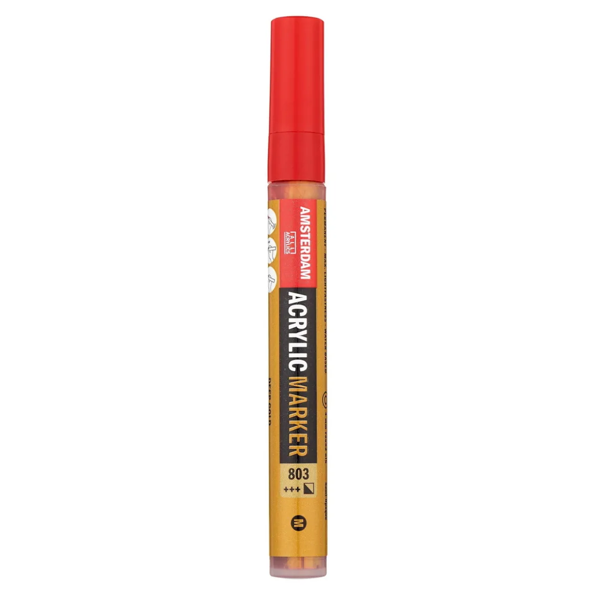 Amsterdam akryltusj 4 mm Deep Gold - 803