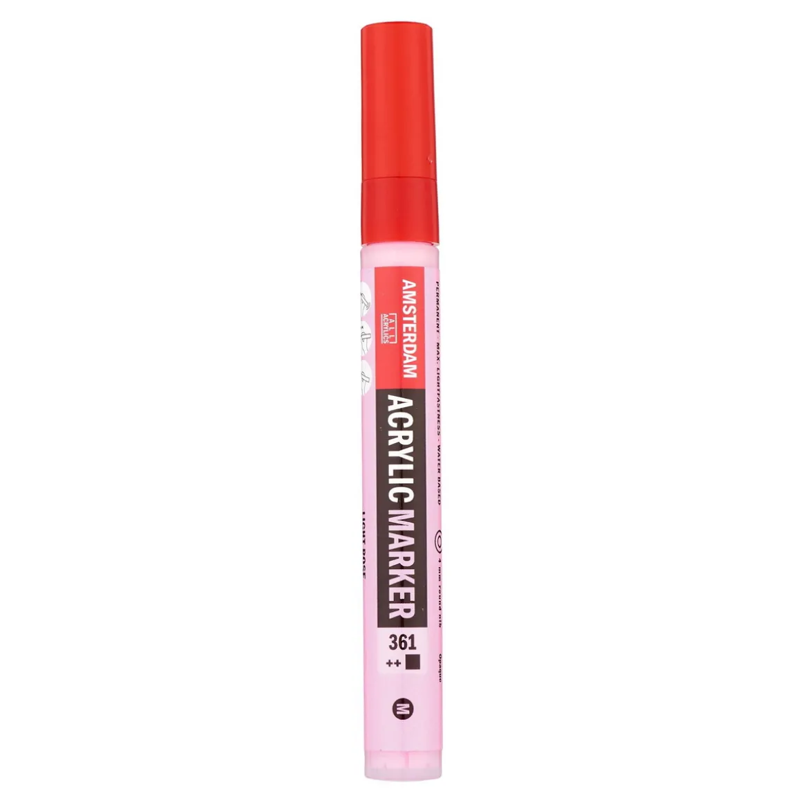 Amsterdam akryltusj 4 mm Light Rose - 361