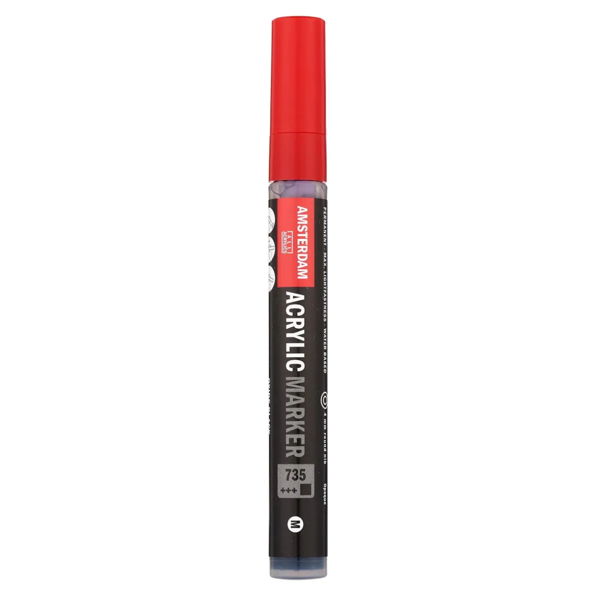 Amsterdam akryltusj 4 mm Oxide Black - 735