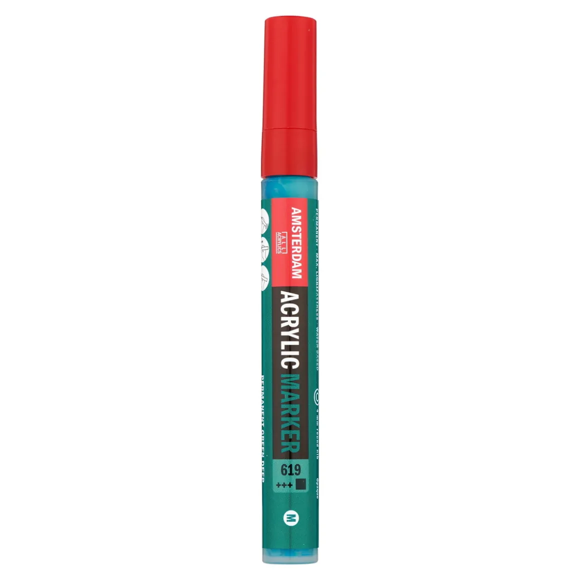Amsterdam akryltusj 4 mm Permanent Green Deep - 619