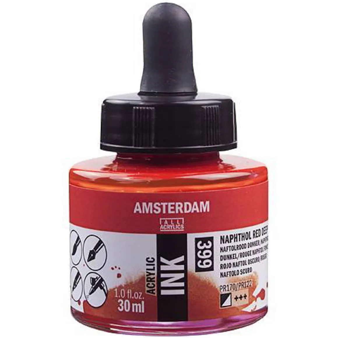 Amsterdam Ink Napt Red Dp 30 m