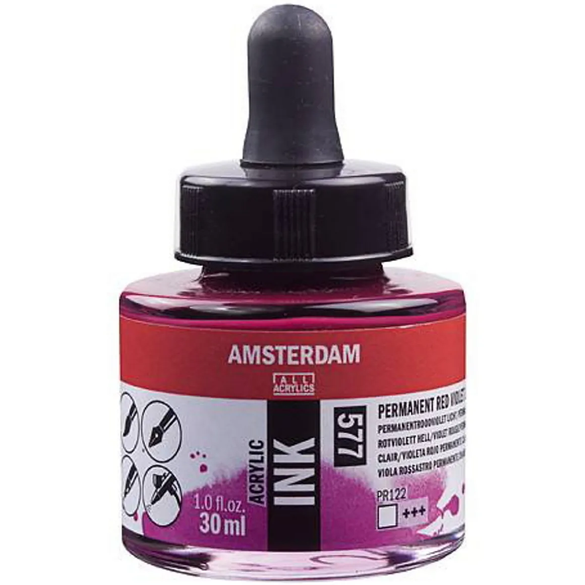 Amsterdam Ink P Red Viol 30 ml