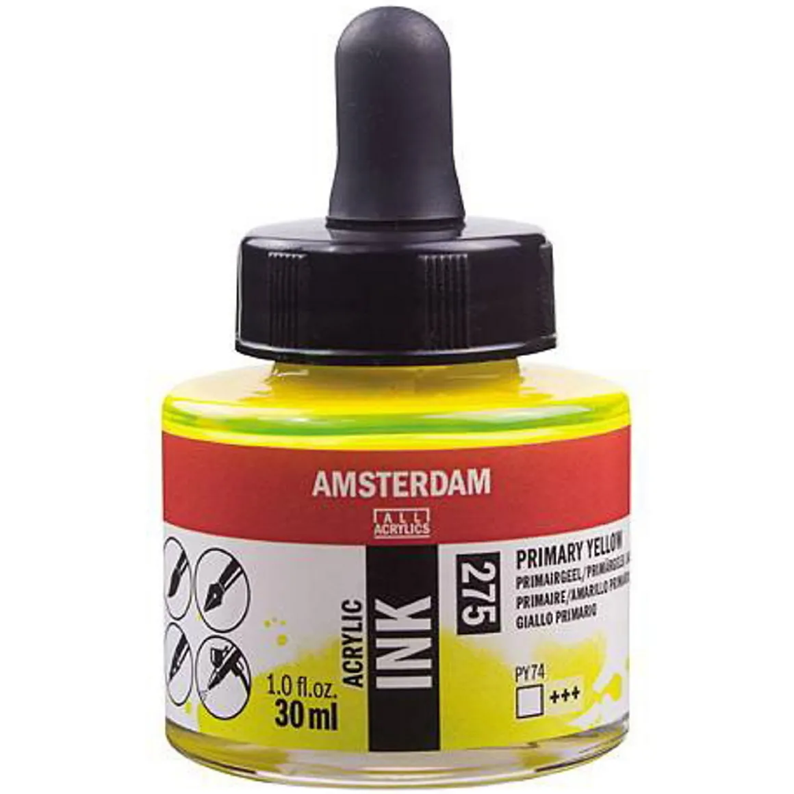 Amsterdam Ink Primary Ylw 30 m
