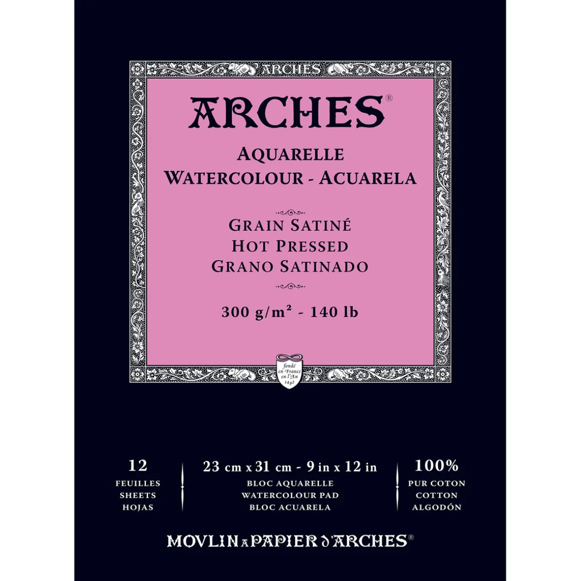 Arches akv.blokk GS 23x31 300 g