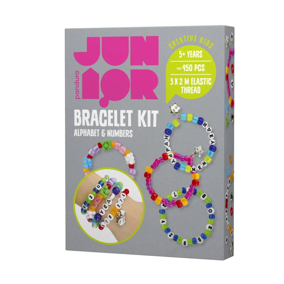 Armbåndkit Alfabet 450pk