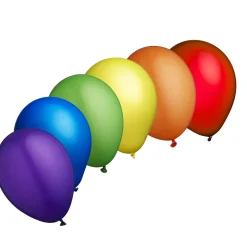 Ballonger Ø26cm rainbow 12stk