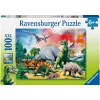 Barnepuslespill 100 Among Dino