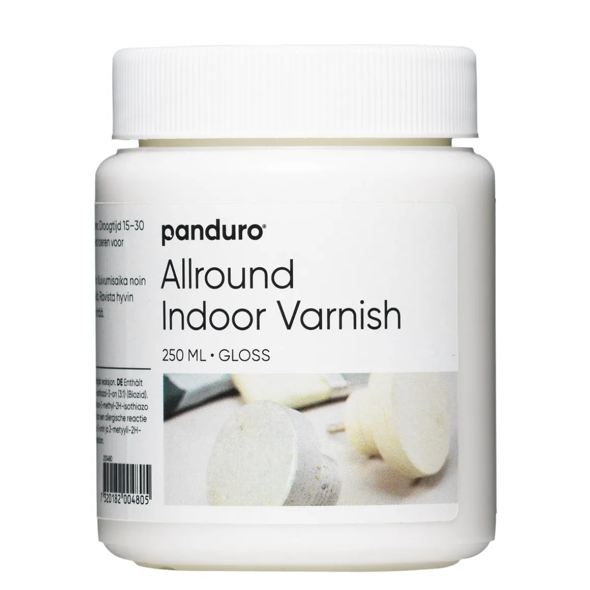Blank allroundlakk for innendørs bruk, vannbasert, 250 ml