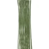 Blomsterpinner / blomstertråd – 50 grønne papirkledde pinner à 30 cm, Ø 2,0 mm