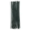 Blomsterpinner / blomstertråd – 120 grønne pinner à 20 cm, Ø 0,8 mm