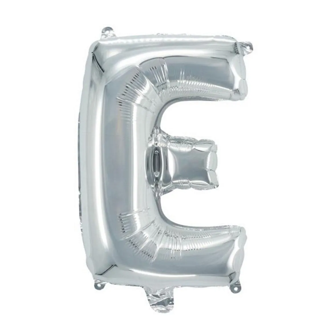 Bokstavballong E sølv 32 cm