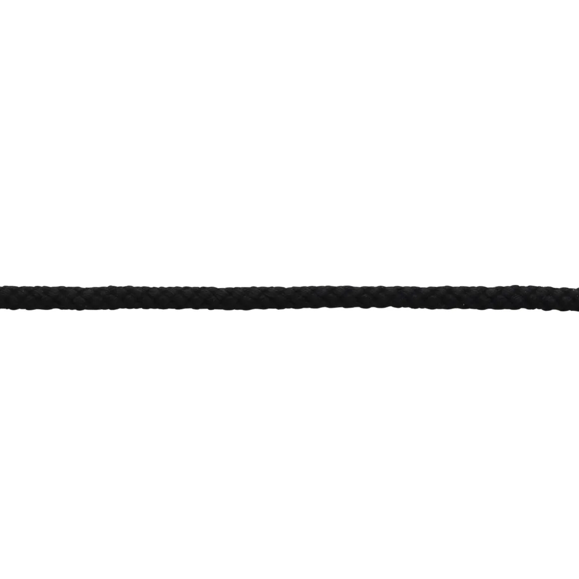 Bomullssnor Sort 8 mm