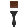 Bred grunningspensel Sort 7 cm