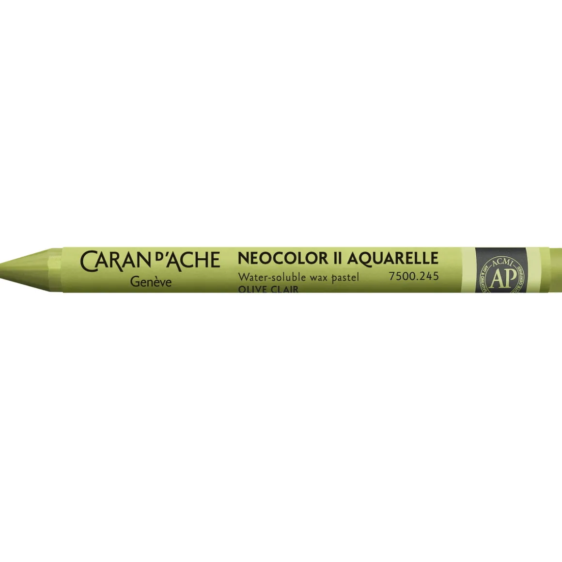Caran d'Ache akvarellkritt Neocolor II 245 Light Olive