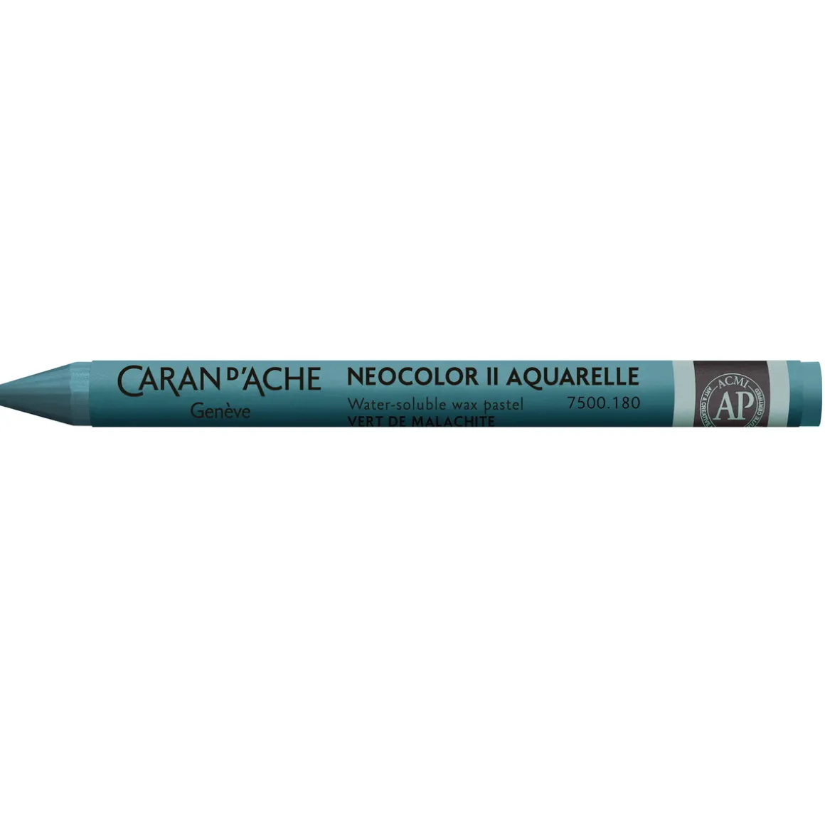 Caran d'Ache akvarellkritt Neocolor II 180 Malachite Green