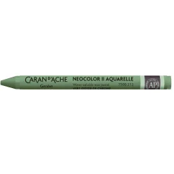 Caran d'Ache akvarellkritt Neocolor II 212 Chromium Oxide Green