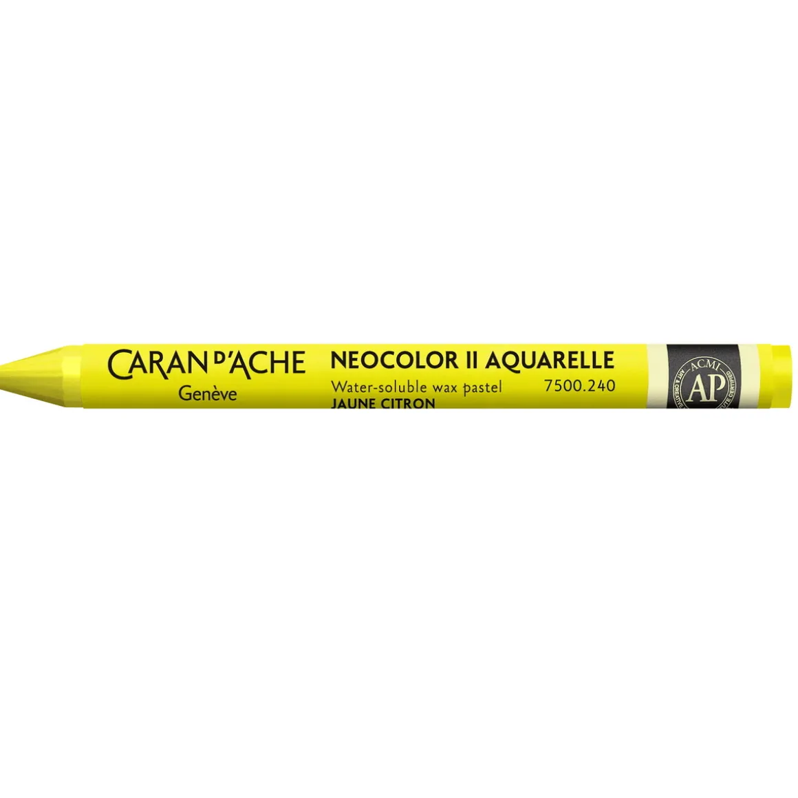 Caran d'Ache akvarellkritt Neocolor II 240 Lemon Yellow