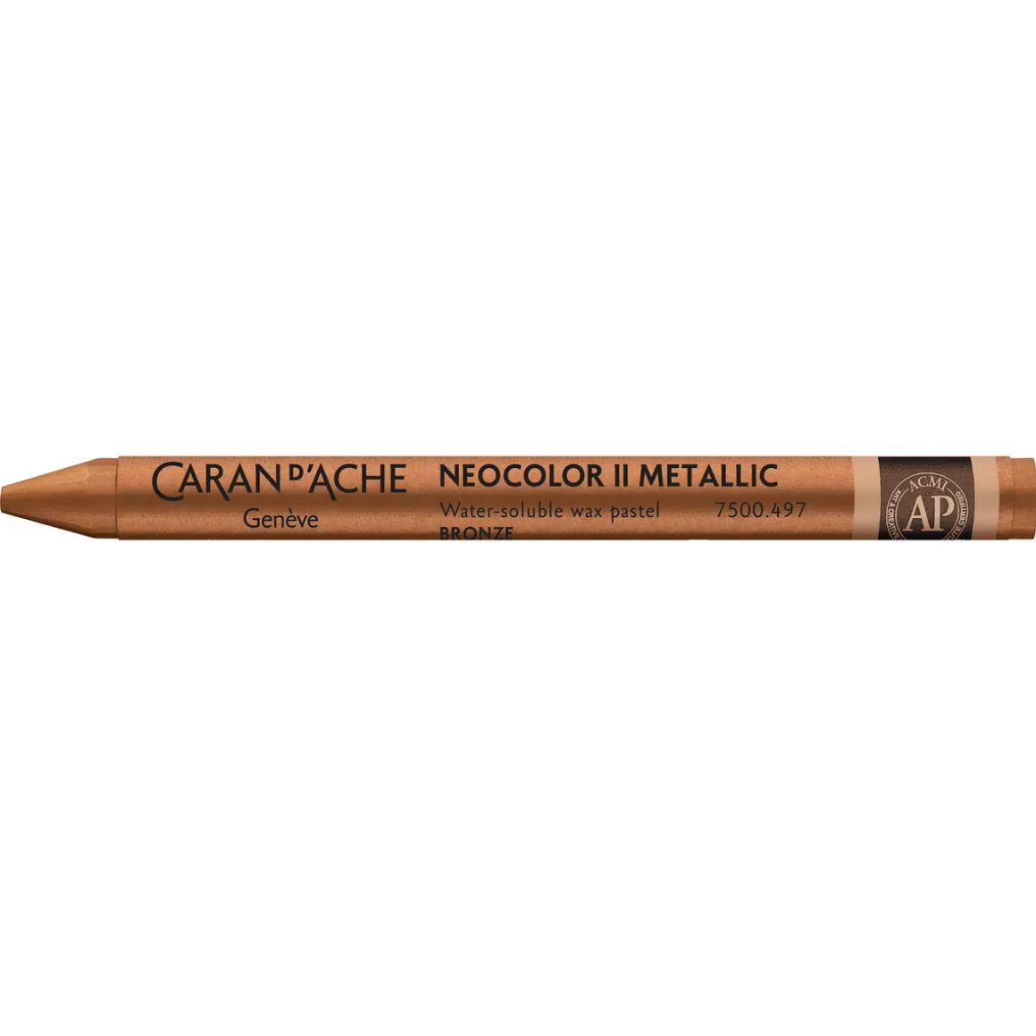 Caran d'Ache akvarellkritt Neocolor II 497 Bronze