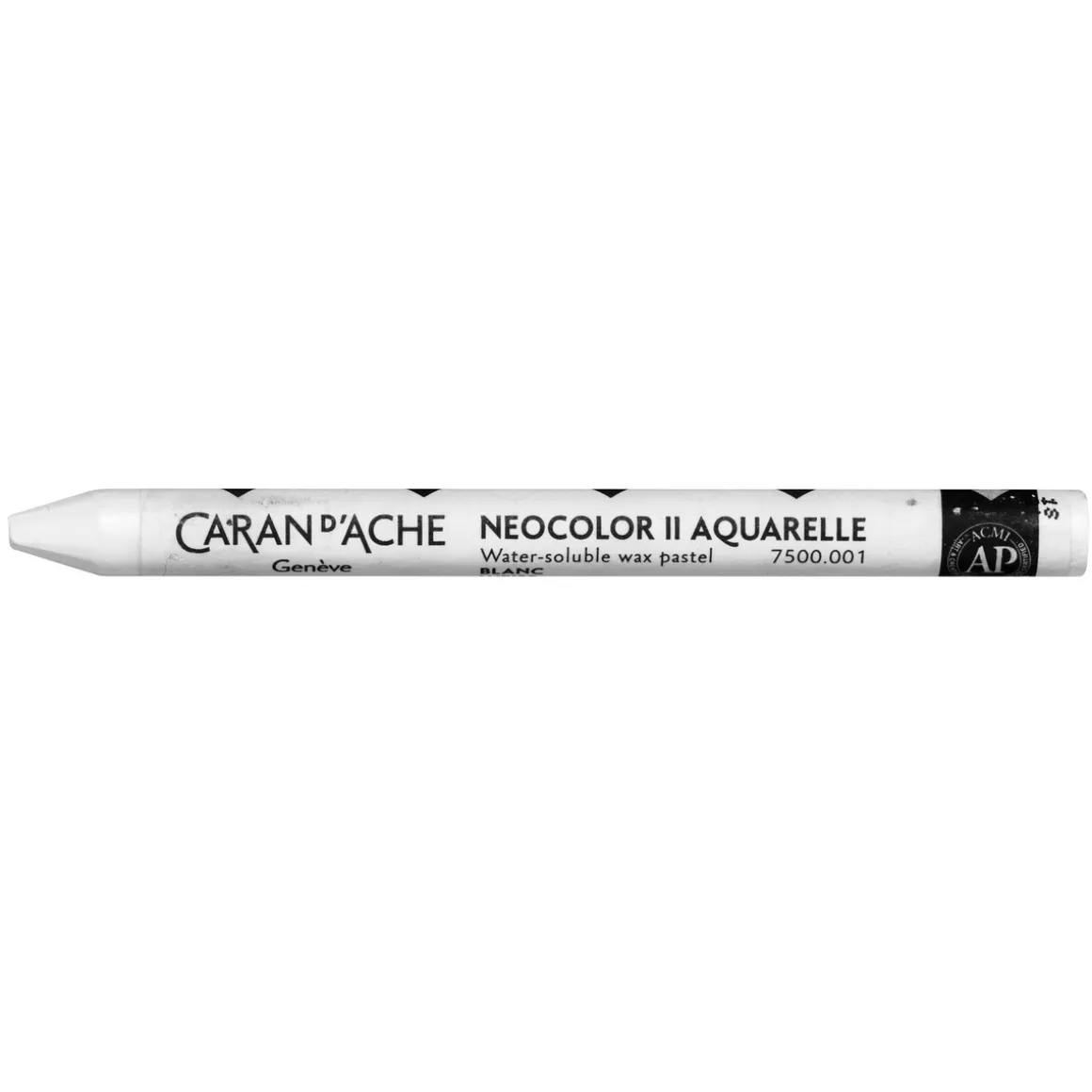 Caran d'Ache akvarellkritt Neocolor II 001 White