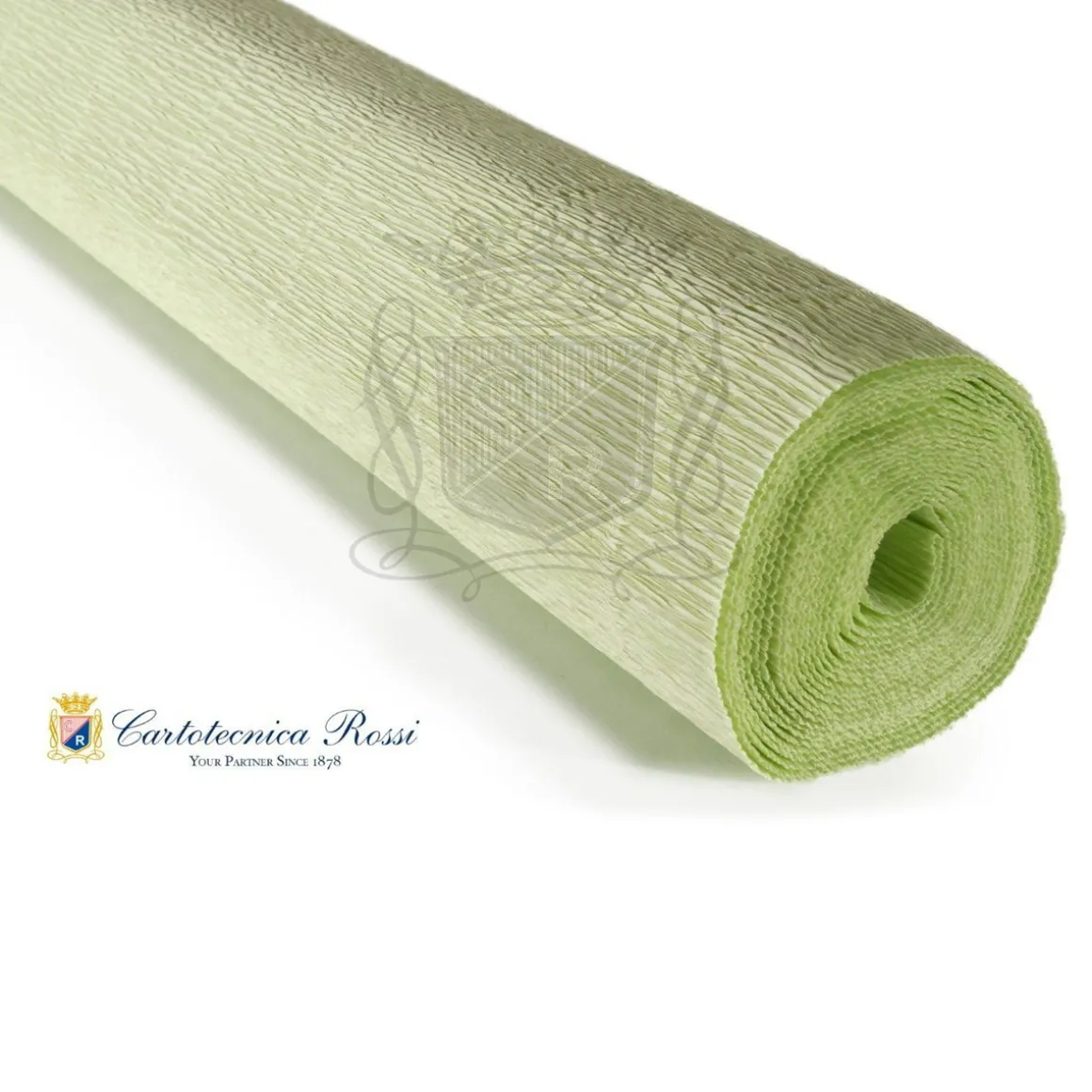 Cartotecnica Rossi kreppapir 566 – lysegul, 180 g rull (144 g/m²) à 50×250 cm