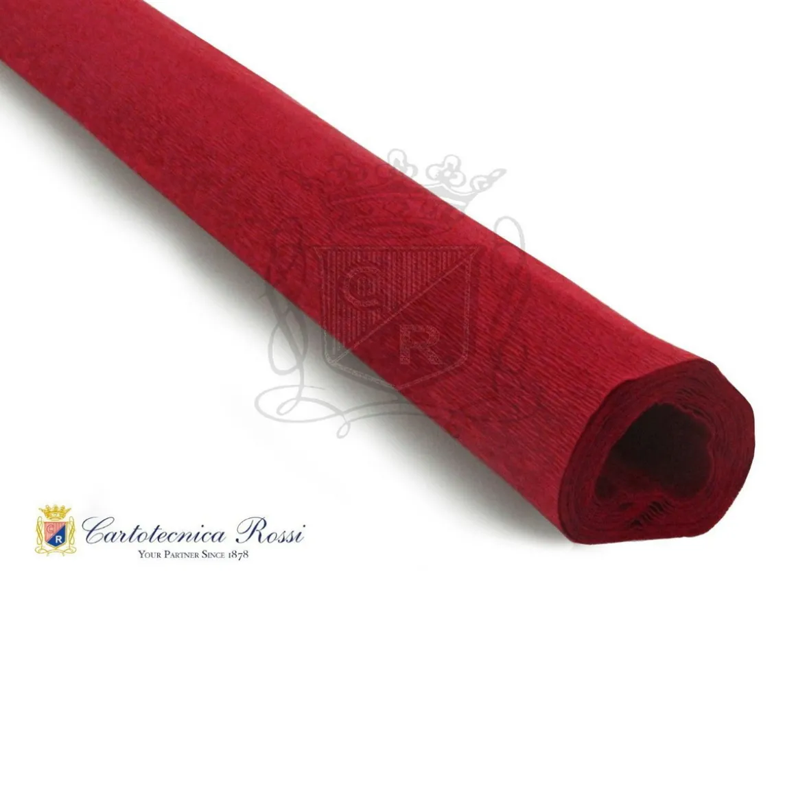 Cartotecnica Rossi kreppapir 392 – rød, 90 g rull (120 g/m²) à 50×150 cm