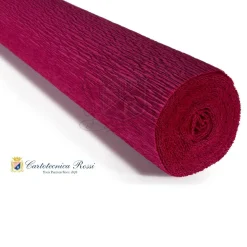Cartotecnica Rossi kreppapir 584 – vinrød, 180 g rull (144 g/m²) à 50×250 cm