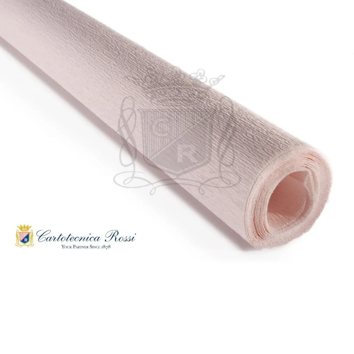Cartotecnica Rossi kreppapir 557 – klarblå, 180 g rull (144 g/m²) à 50×250 cm