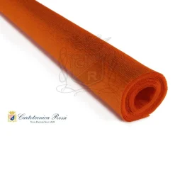 Cartotecnica Rossi kreppapir 374 – oransje, 90 g rull (120 g/m²) à 50×150 cm