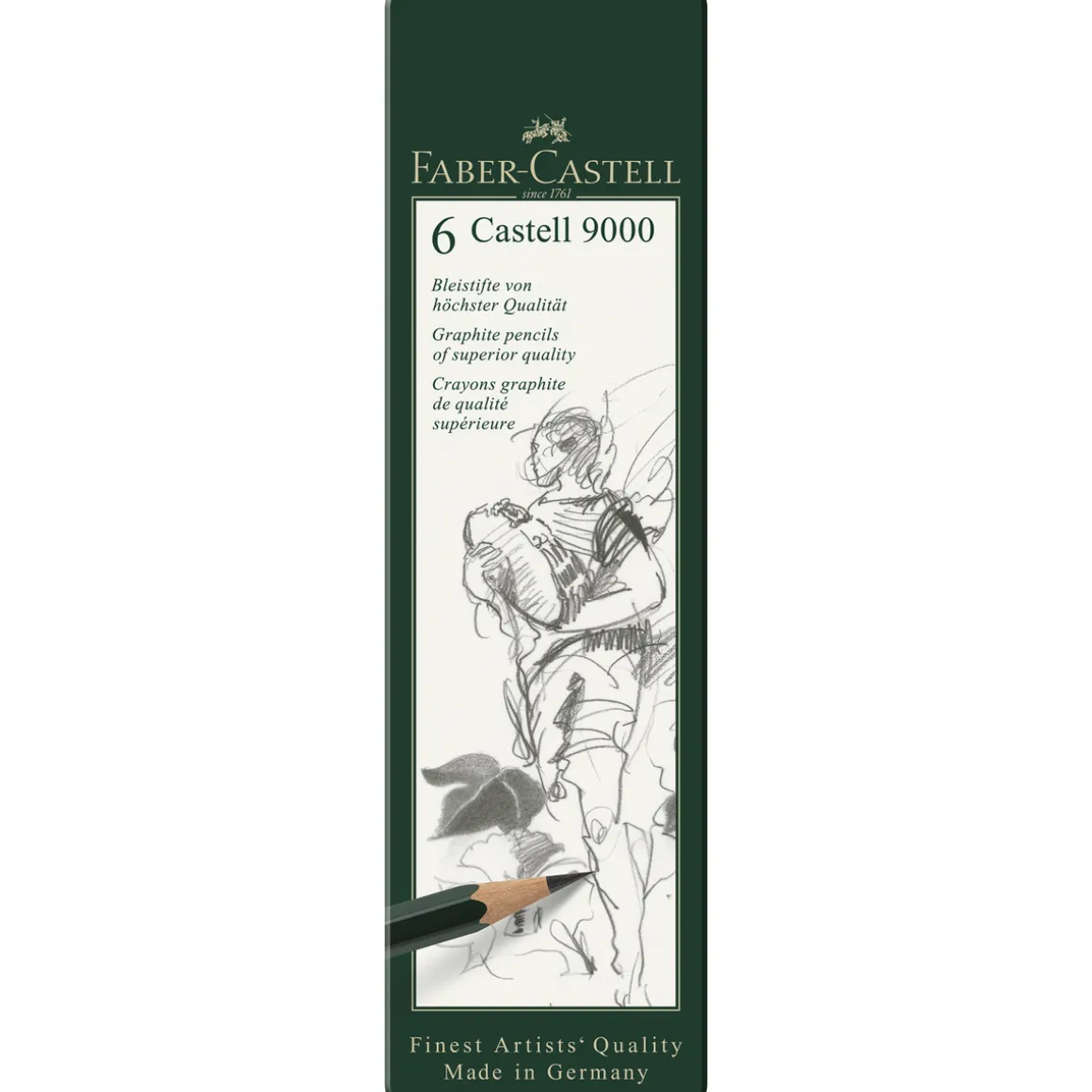 Castell 9000 (HB-8B) 6 stk