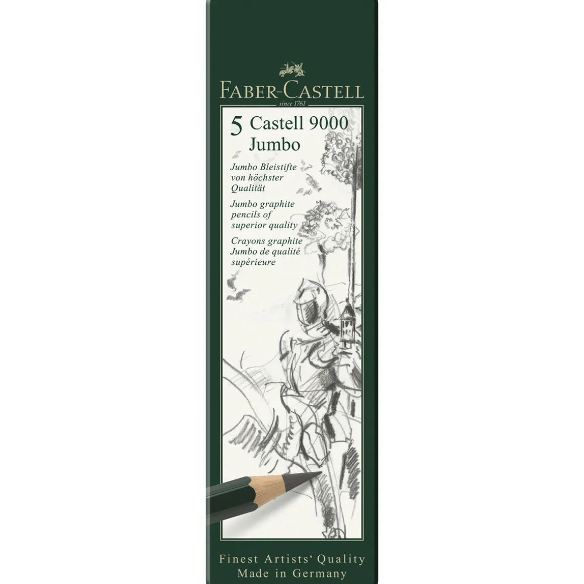 Castell 9000 Jumbo sett 5pk