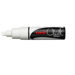Chalk marker Hvit chisel 8 mm