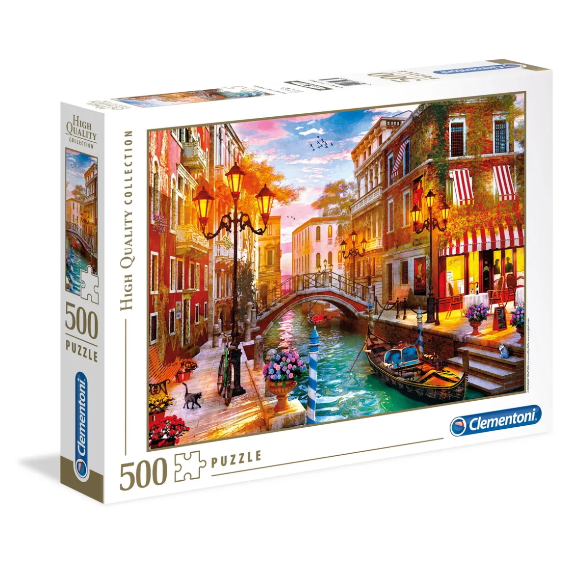 Clementoni High Quality Collection Sunset Over Venice puslespill 500 – 49×36 cm