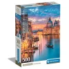 Clementoni puslespill High Quality Collection – Lighting Venice, 500 biter, 36 × 49 cm