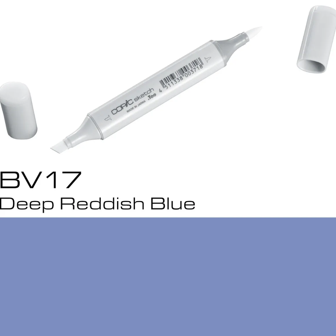 Copic Sketch BV17 Dp Red. Blue