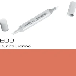 Copic Sketch E09 Burnt Sienna