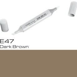 Copic Sketch E47 Dark Brown